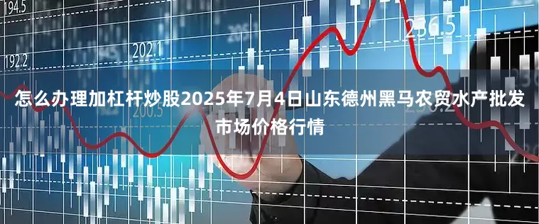 怎么办理加杠杆炒股2025年7月4日山东德州黑马农贸水产批发市场价格行情