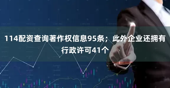 114配资查询著作权信息95条；此外企业还拥有行政许可41个